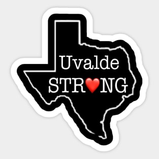 uvalde strong Sticker